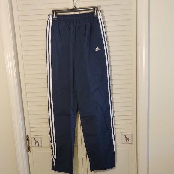 Adidas Dark Blue Pants with White Accents - Picture 3 of 10